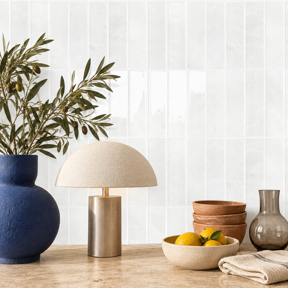MARRAKECH – Blanc – Carrelage adhésif 22,9 × 29 cm