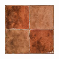 CASABLANCA – Terracotta – Carrelage adhésif 22,9 × 22,9 cm