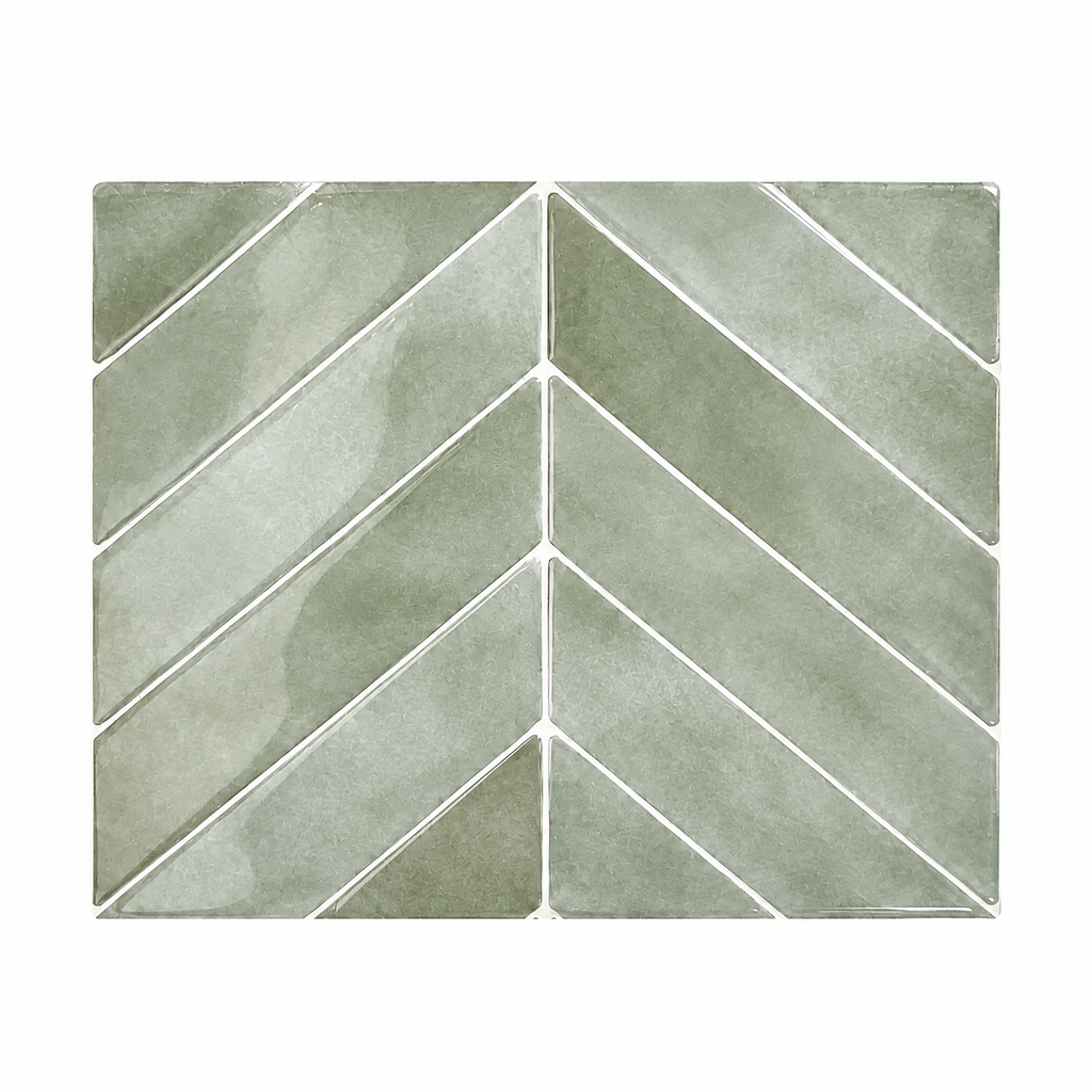 SIENNE – Vert Sauge – Carrelage adhésif 29 × 22,9 cm