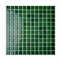 PALERME – Vert Émeraude – Mosaïque adhésive 23,6 × 23,6 cm
